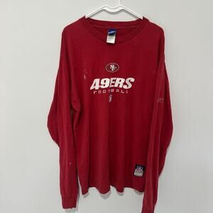 2000s Reebok San Francisco 49ers Long Sleeve - Large